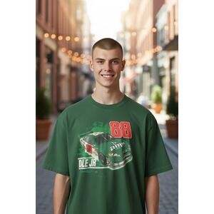 Dale Earnhardt Jr Shirt Adult Medium Black New NASCAR Racing Winners Circle Mens